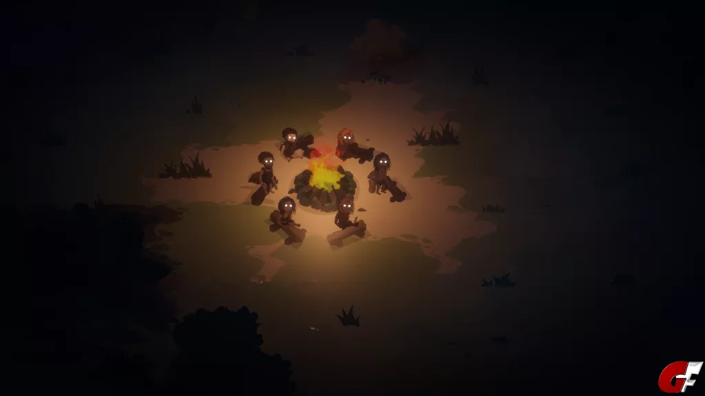 screenshot the tribe must survive around the fire